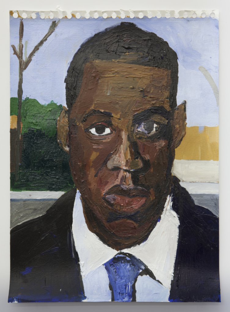 Henry Taylor, I Am a Man, 2017 Acrylique sur papier Collection particulière