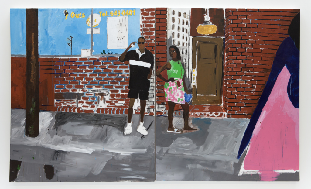 Henry Taylor, Split, 2013 Acrylique et fusain sur toile The Lumpkin-Boccuzzi Family Collection Photo Sam Kahn