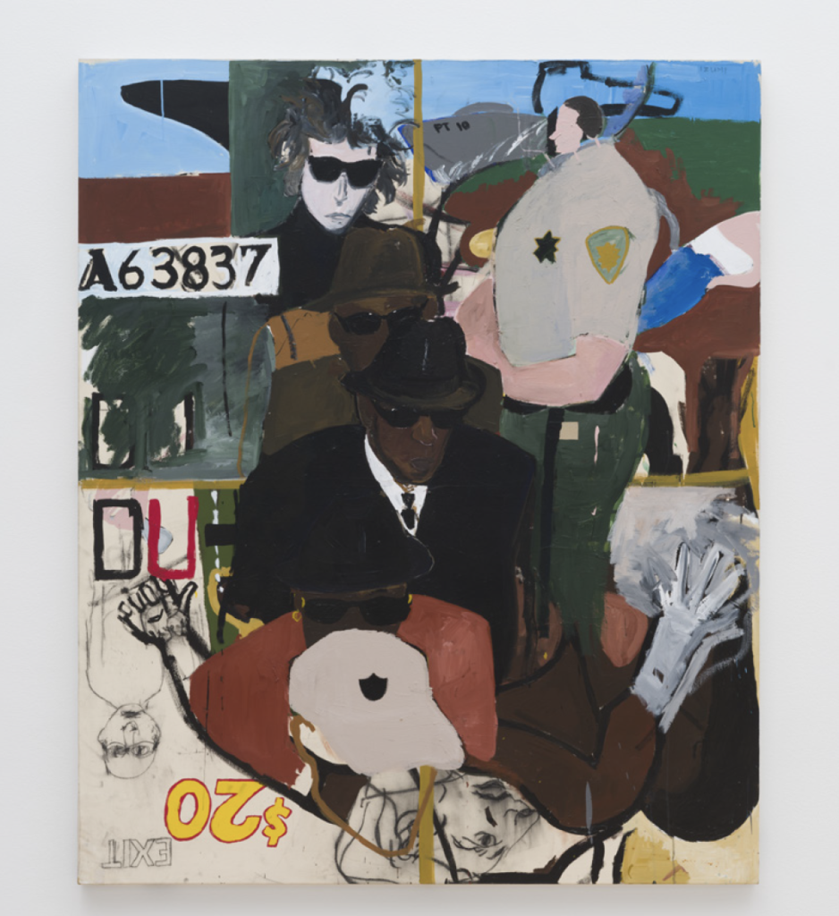 Henry Taylor, Trail, 2005 Technique mixte sur toile Collection particulière, Lynn and Craig Jacobson