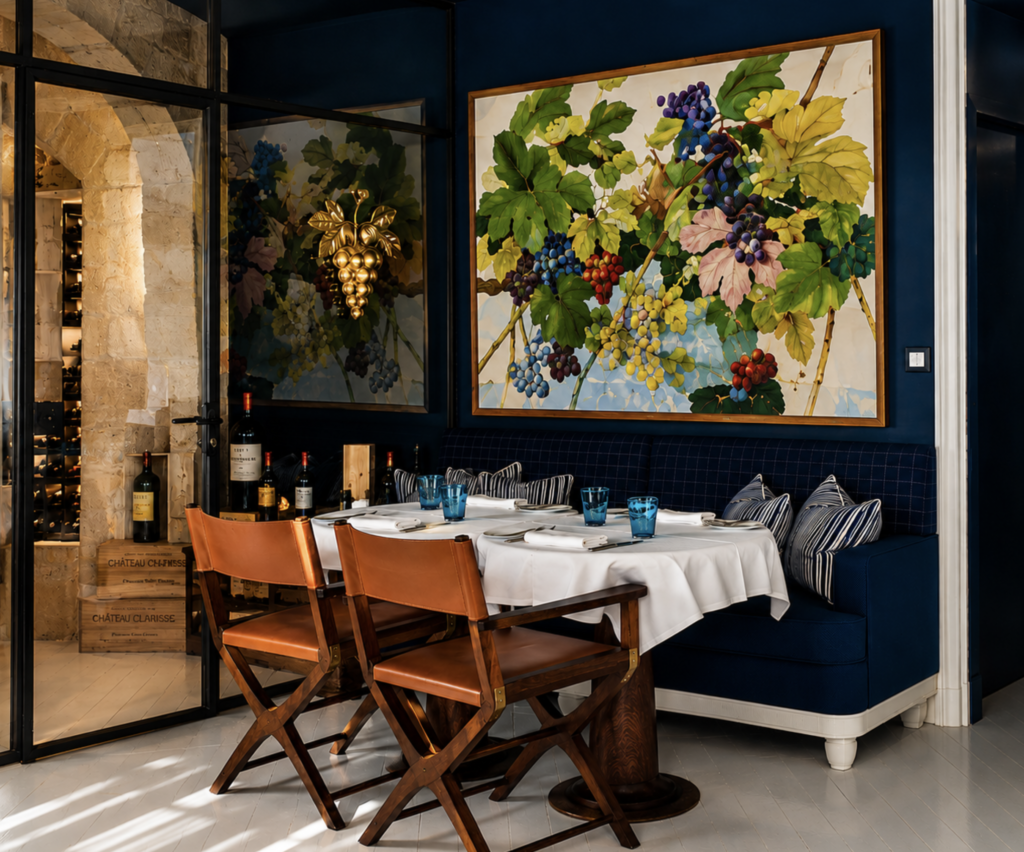 Table du restaurant George's Île de Ré